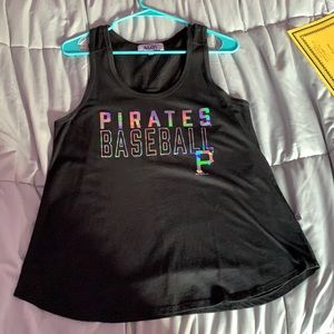 Women’s pirates size large black tank top